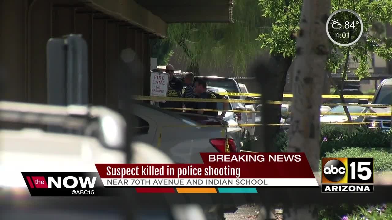 Suspect dies after police shooting in west Phoenix