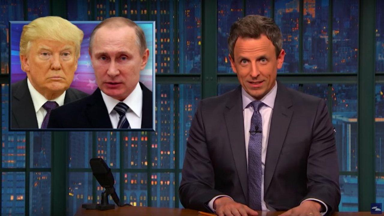 Late-Night Hosts Call Out President Trump for Putin Relations, Antics in Asia | THR News
