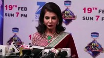 Bollywood and TV Actress Anita Raj Exited on The Red Carpet of Zee Rishtey Awards 2017