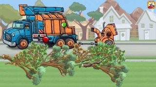 Tow Truck & Wood Chipper Truck - Cartoons Trucks for Children | Videos for Kids - BEST iOS APPS