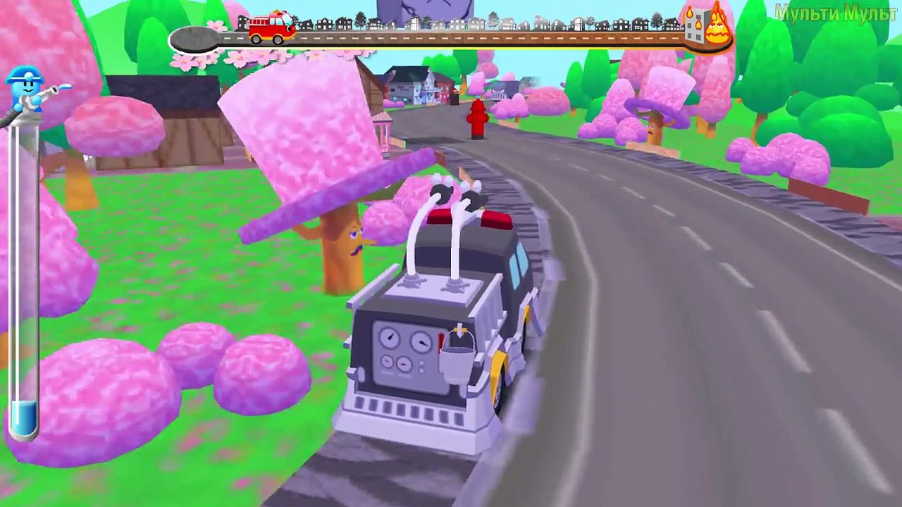 FIRE TRUCK FOR KIDS - Game Cartoon for Children | Gocco Fire Truck - Videos for Kids #4