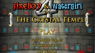 Fireboy and Watergilrl Crystal Temple Full Walkthrough