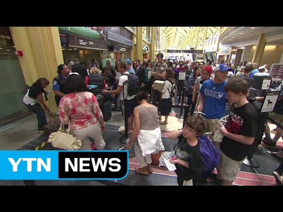 美 공항 검문검색 대폭 강화...대테러 순찰 확대 / YTN (Yes! Top News)