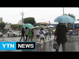 남부지방 장맛비...호우특보 경남 일부 확대 / YTN (Yes! Top News)