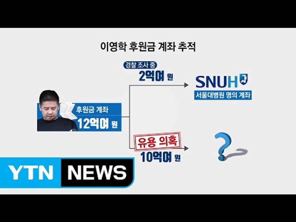 이영학, '딸 치료비' 후원금 12억 8천만 원...10억은 어디로? / YTN