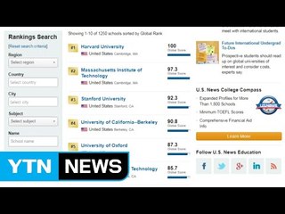 '2018년 세계 우수 대학' 평가 순위는? / YTN
