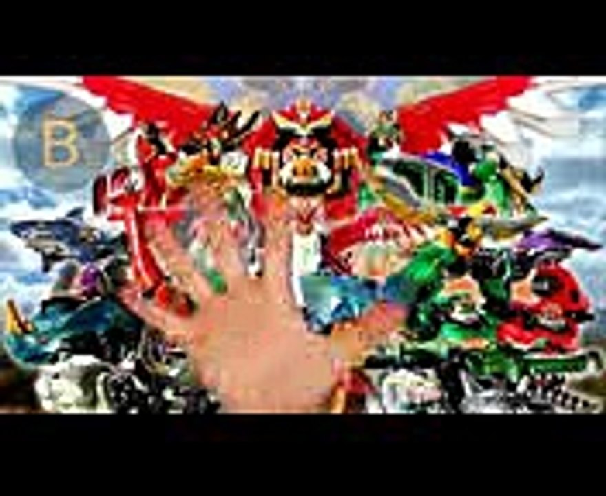 [nhạc thiếu nhi] Bàn tay ngón tay siêu nhân gao (GAORANGER finger family rhymes song)