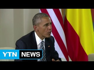 오바마, 총격 사건 수습 위해 하루 앞당겨 귀국 / YTN (Yes! Top News)