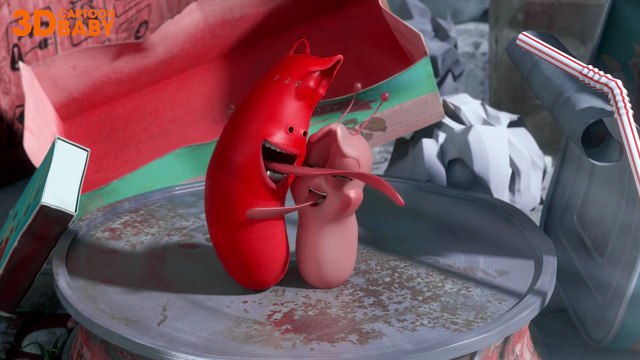 Learn Colors With Larva for Kids Toddlers Learning Videos For Kids - 3D CARTOON BABY - Part 21