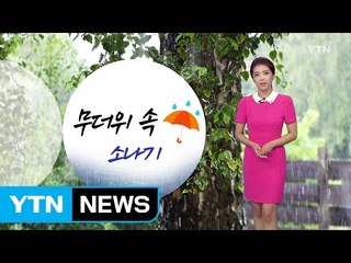 [날씨] 내일 낮 동안 무더위 속 곳곳 소나기 / YTN (Yes! Top News)