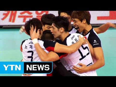 문성민, 트리플 크라운...현대캐피탈 완승 / YTN (Yes! Top News)