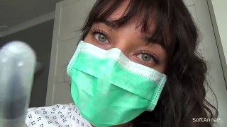 ASMR - Facial Symmetry Exam Role Play in Polish + Medical Attention + Keyboard Typing
