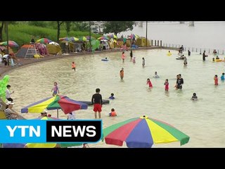 [날씨] 더위 속 약한 비...물놀이로 초복 더위 '안녕' / YTN (Yes! Top News)