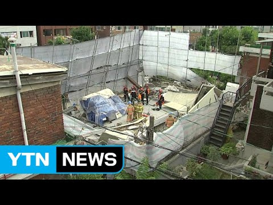 '쿵'하고 순식간에 무너져...매몰 근로자 숨져 / YTN (Yes! Top News)