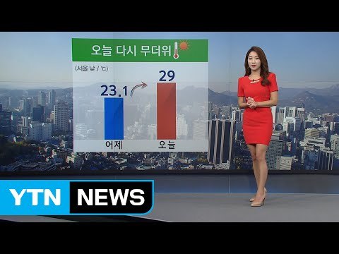 [날씨] 전국 다시 무더위...강원 남부 오후 소나기 / YTN (Yes! Top News)