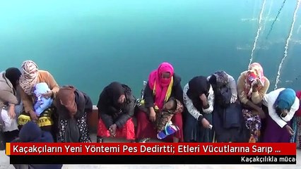 Kaçakçıların Yeni Yöntemi Pes Dedirtti: Etleri Vücutlarına Sarıp Getirmişler