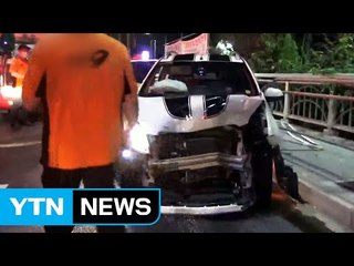 승용차끼리 충돌해 1명 부상 / YTN (Yes! Top News)
