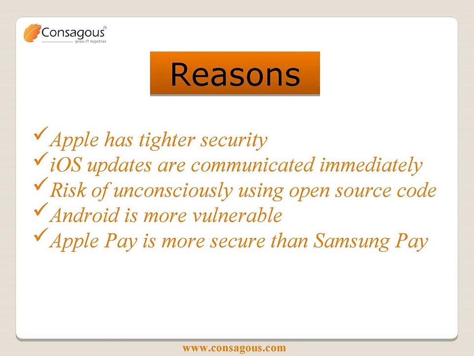 5 Reasons Why iPhone App is More Secure than Android App