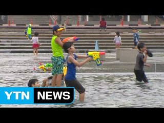 [날씨] 찜통더위 기승...한강에서 더위 식혀요 / YTN (Yes! Top News)