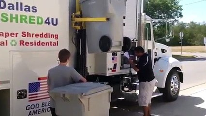 Document Shredding Dallas - How The Shred Truck Works