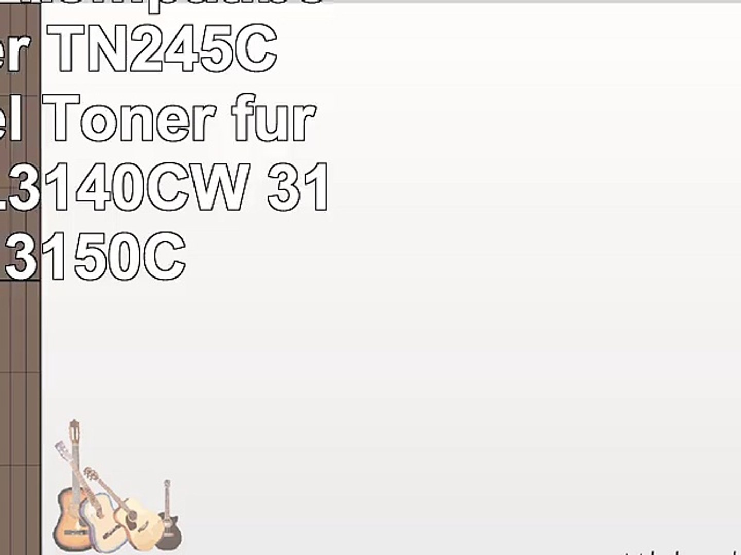 ⁣Cool Toner kompatibel toner fuer TN245C Kompatibel Toner für Brother HL3140CW 3142CW