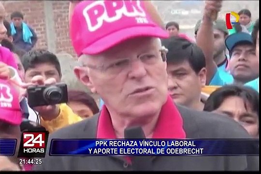 Twitter: Kuczynski niega financiamiento de campañas y vínculo laboral con Odebrecht