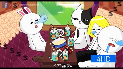 การ์ตูนไลน์ทาวน์ เพื่อนรัก Line Town ตอน รถไฟ | 4HD