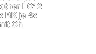 20er multiPack kompatible XL Druckerpatronen zu Brother LC125 LC127 8x BK  je 4x