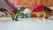 ¿Gemelos o mellizos? 2 huevos de dinosaurio de juguete. Vídeos de dinosaurios para niños