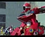 Power Rangers Lightspeed Rescue - Red Ranger Battlizer Morph and Fight (Web War Episode)