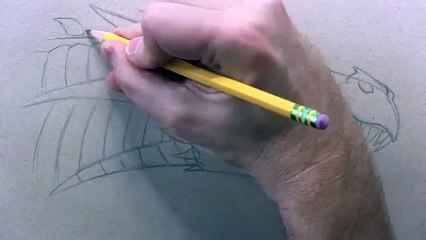 How to Draw a Dragons Head: Shading & Details