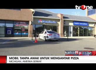 Mobil Pengantar Pizza Tanpa Awak