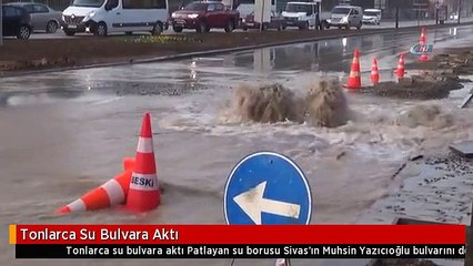 Tonlarca Su Bulvara Aktı