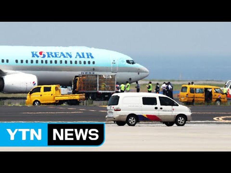 제주공항 여객기 바퀴 '펑'...국내 공항 지연 잇따라 / YTN (Yes! Top...