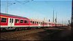 MEG 155 046 (MEG708) mit 26 n-Wagen als Schrottzug nach Ehrang, mit Makro durch Duisburg-Bissingheim