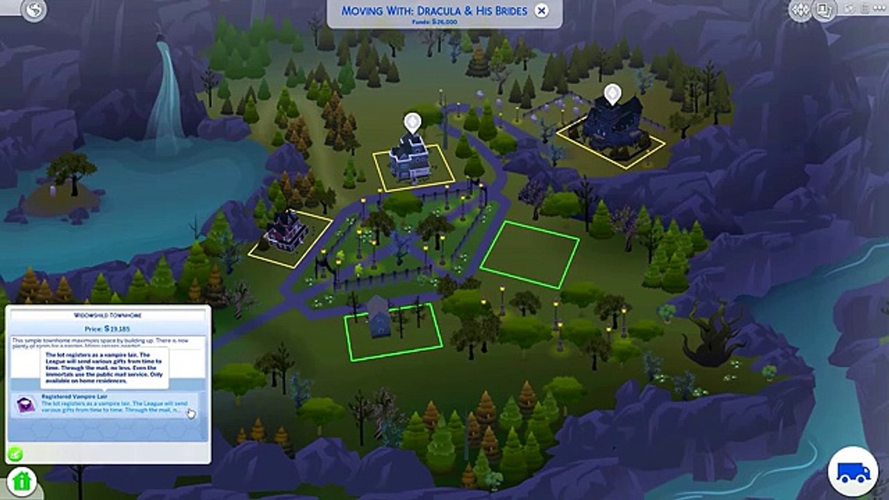 The Sims 4 VAMPIRES (Part 1) | Dracula Moves to Forgotten Hollow!