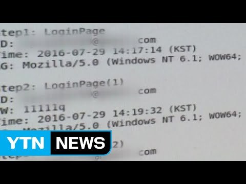 피싱 사이트로 이메일 계정 해킹 북한 해킹조직 소행 추정 / YTN (Yes! Top News)