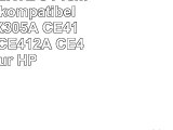 TONER EXPERTE 5 Premium Toner kompatibel zu HP 305X305A CE410X CE411A CE412A CE413A für