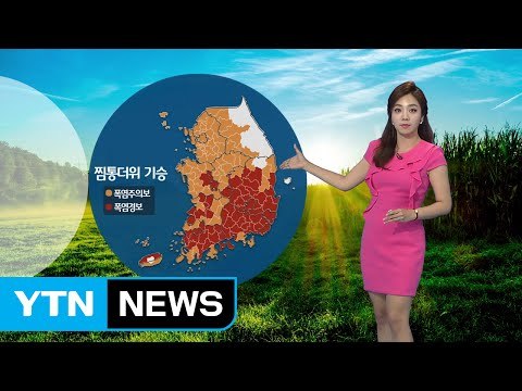 [날씨] 전국에 폭염 특보...곳곳에 요란스런 소나기 / YTN (Yes! Top News)