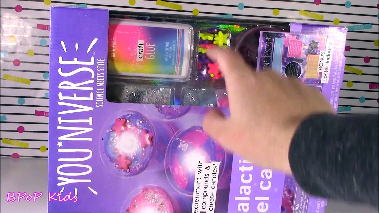 DIY Slime GALAXY CANDLES! Make 3 Colors! Sand SLIME! Decorate with Glitter! FUN