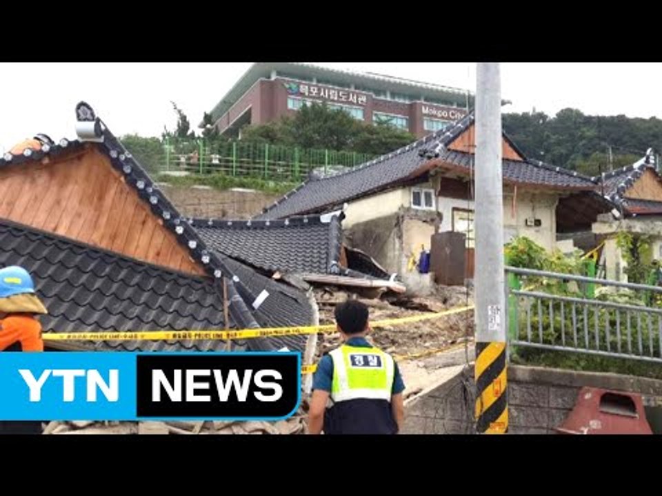 보수 공사 주택 붕괴...1명 다쳐 / YTN (Yes! Top News)