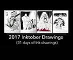 31 Inked Drawings, Inktober 2017