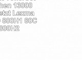 Green2Print TonerSet 4 Kartuschen 13000 Seiten ersetzt Lexmark 80C0H10 800H1 80C0H20