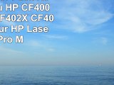 XL Toner 2er Pack Kompatibel zu HP CF400X CF401X CF402X CF403X Toner für HP LaserJet Pro M