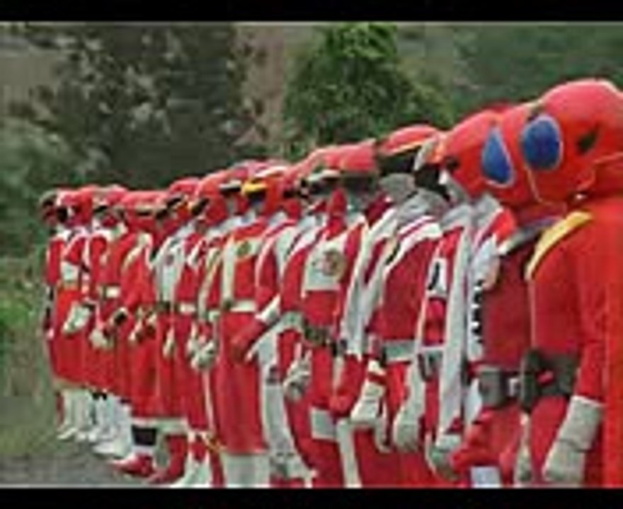Super Sentai- Red Ranger Roll Call
