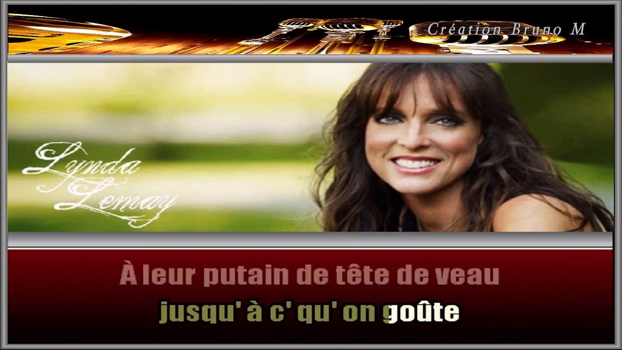 Lynda Lemay - Les maudits Français KARAOKE / INSTRUMENTAL
