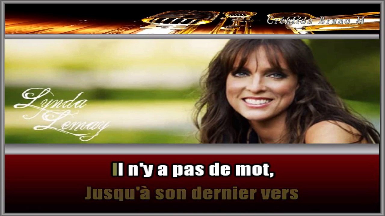 Lynda Lemay - Pas de mot KARAOKE / INSTRUMENTAL