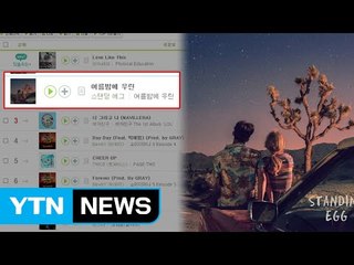 '스탠딩에그' 1위 돌풍..."사재기 아니야" / YTN (Yes! Top News)