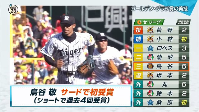 171109(木) ゴールデングラブ賞が決定！ ／ プロ野球 ハイライト
