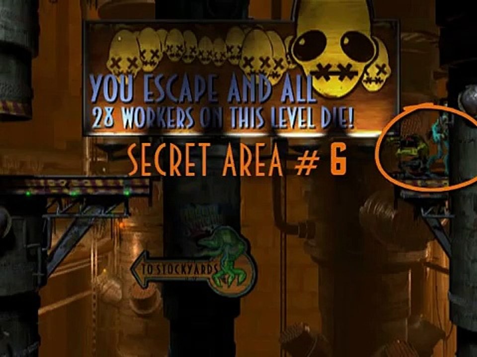 Abes Oddysee Secret Areas